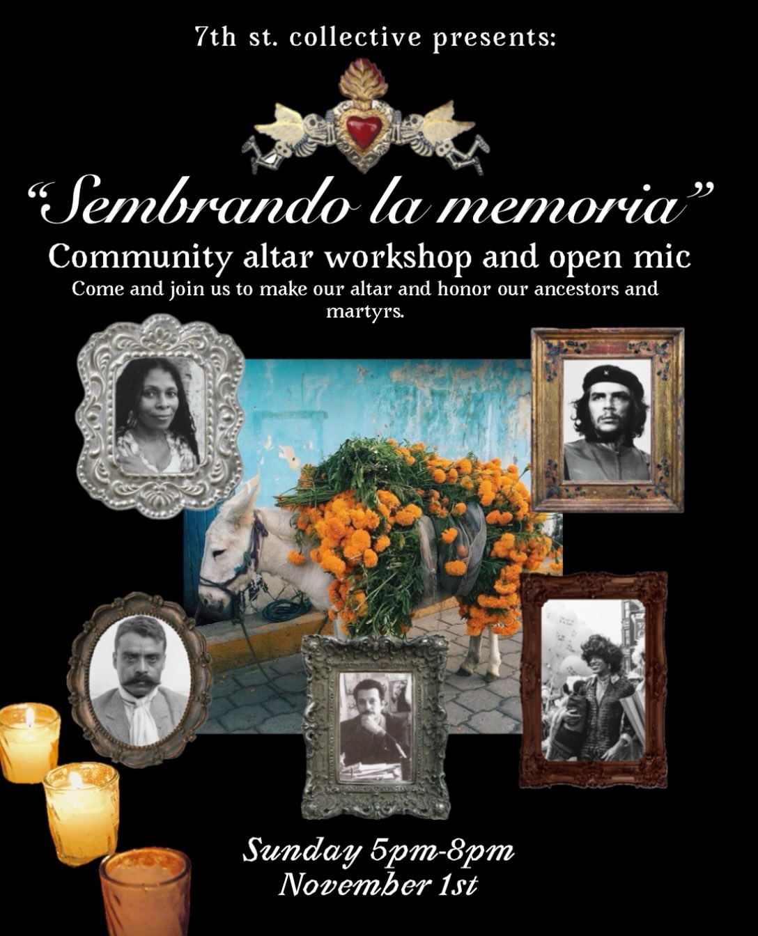 Sembrando la memoria: Community Altar Workshop and Open Mic