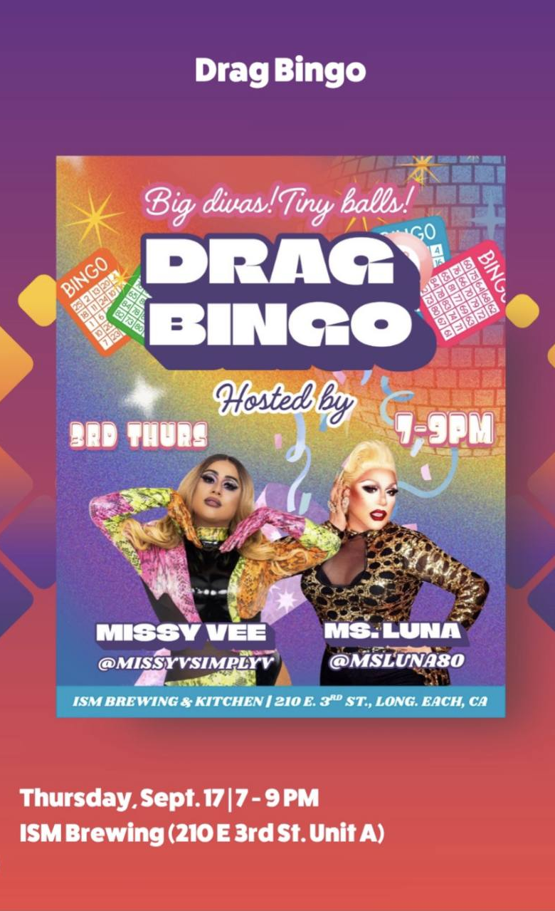 Drag Bingo at ISM Brewing & Kitchen