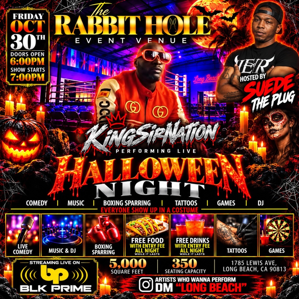 Halloween Night with KingSirNation and Suede the Plug