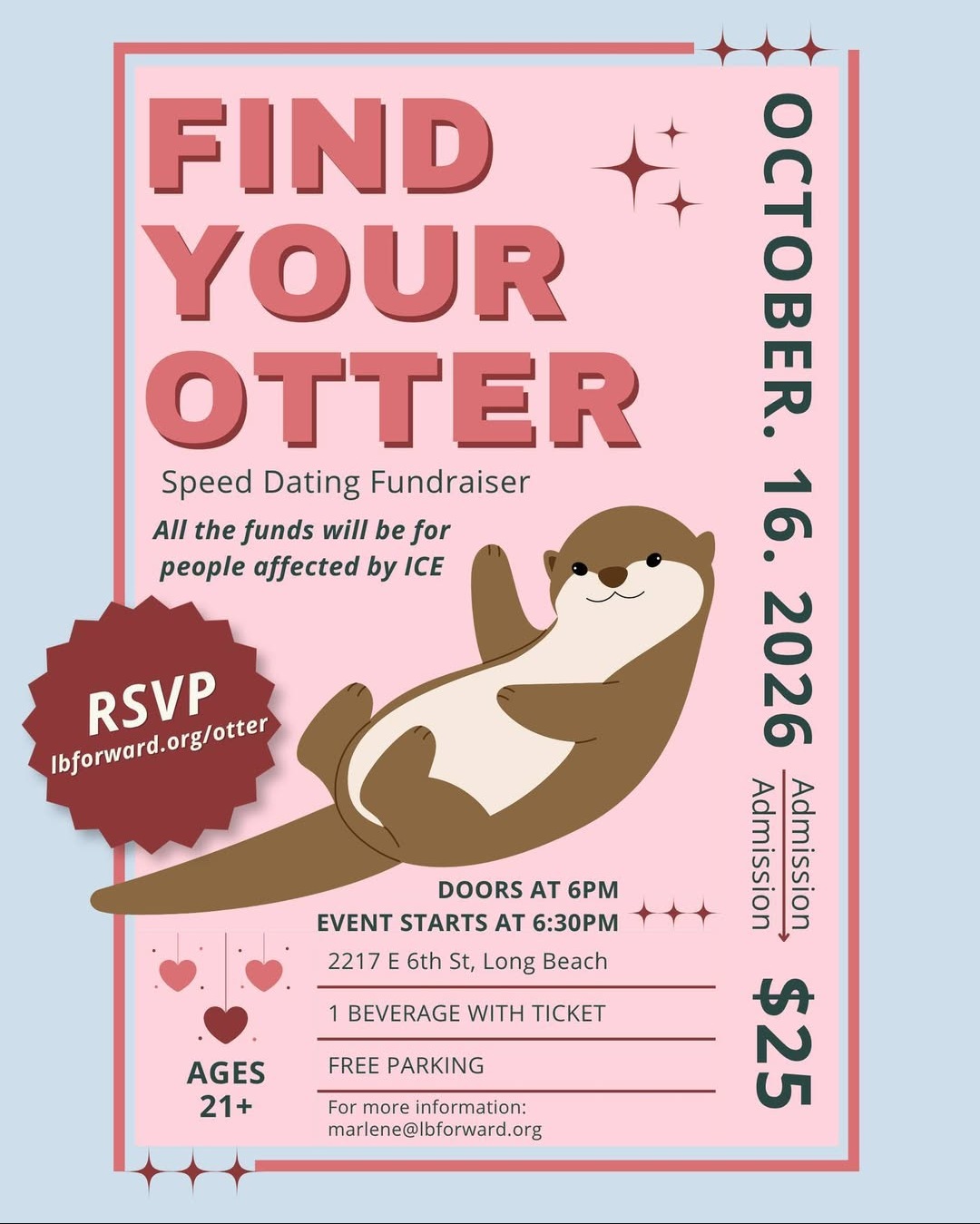 Find Your Otter Speed Dating Fundraiser