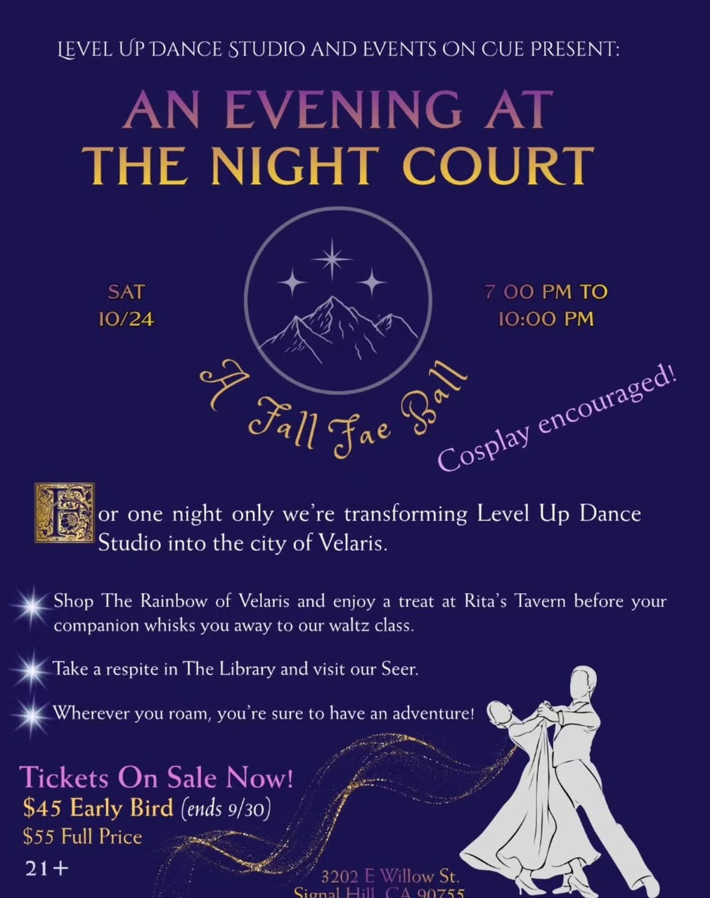 An Evening at the Night Court: Fall Fae Ball