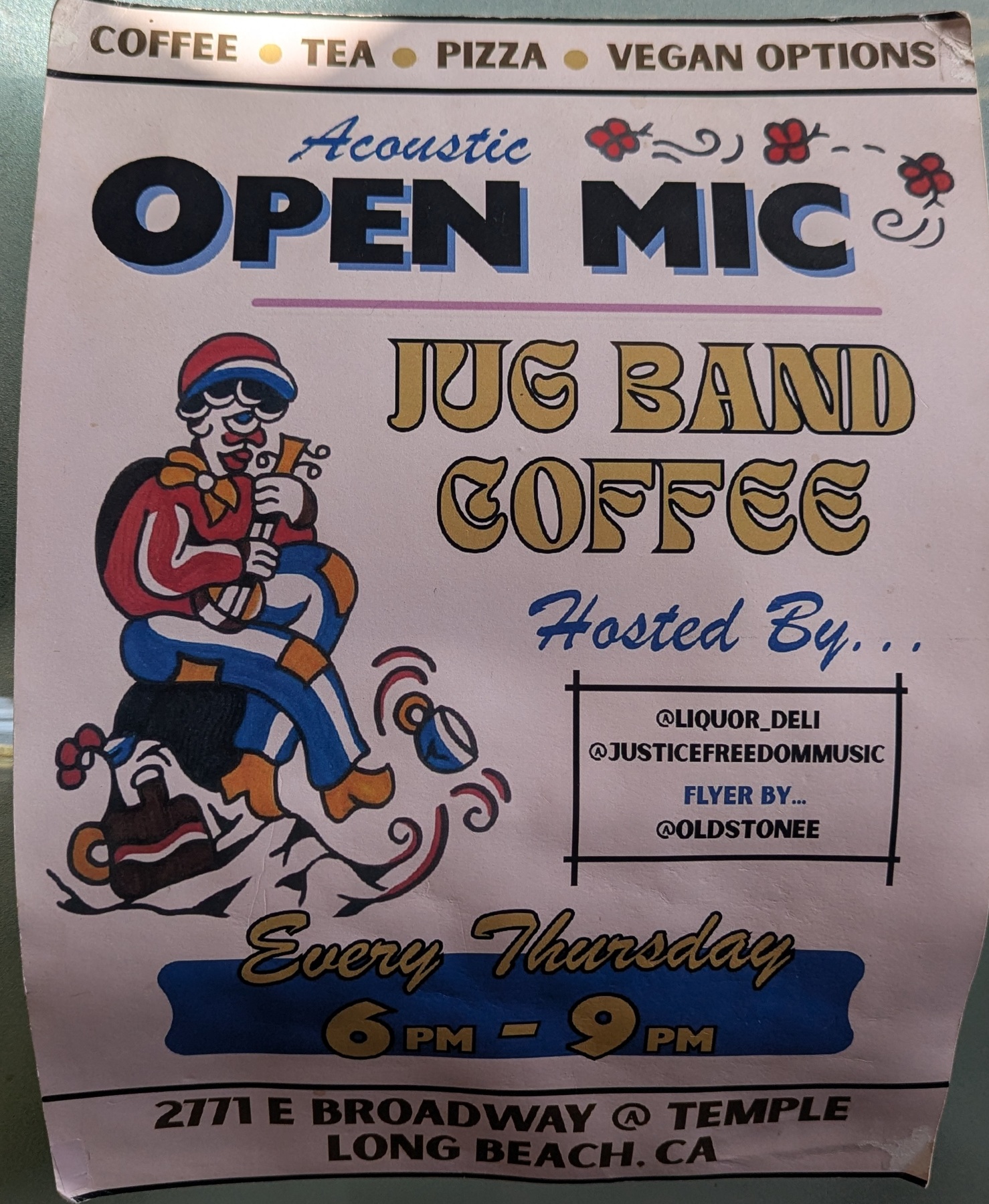 Acoustic Open Mic at Jug Band Coffee