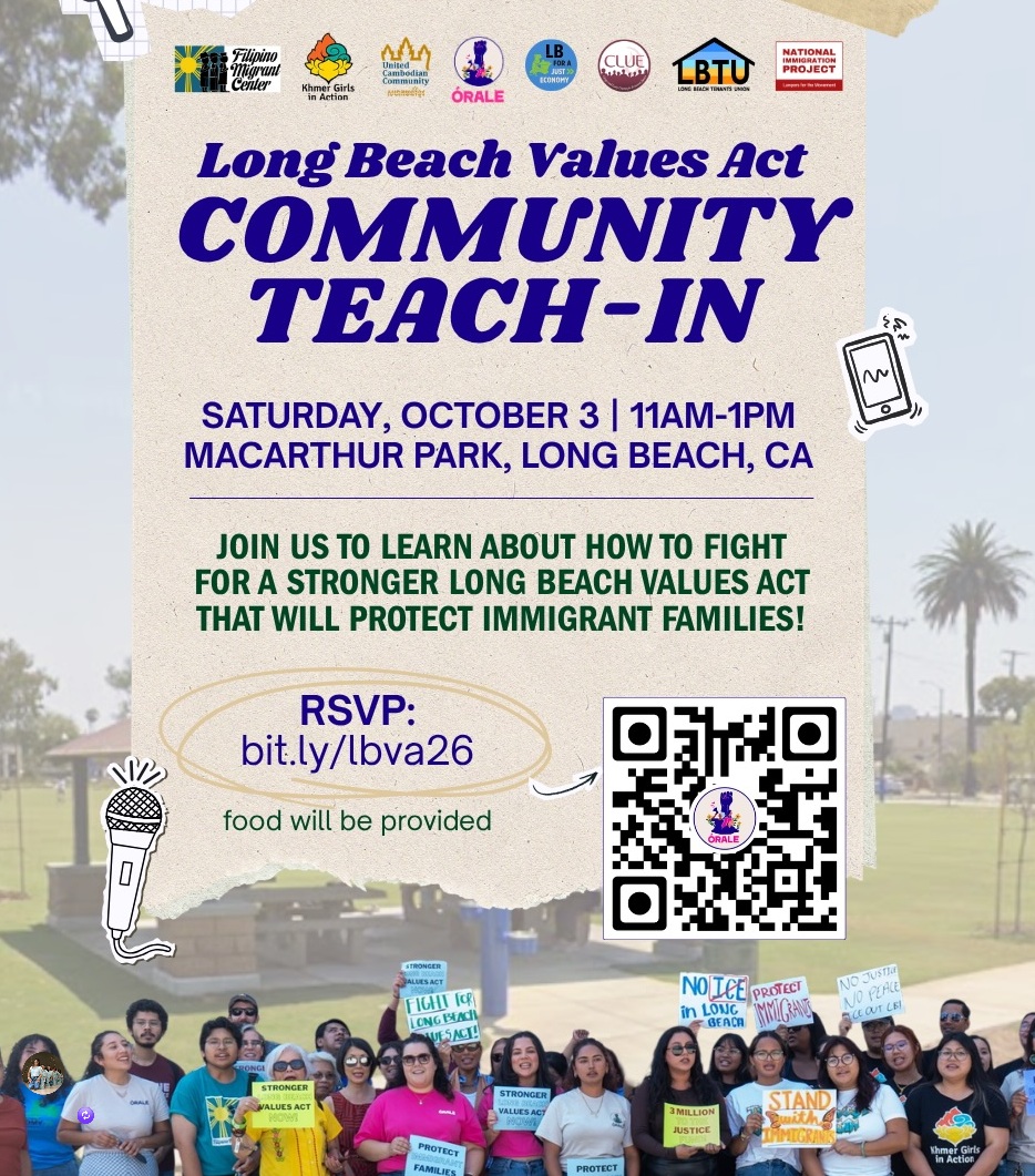 Long Beach Values Act Community Teach-In