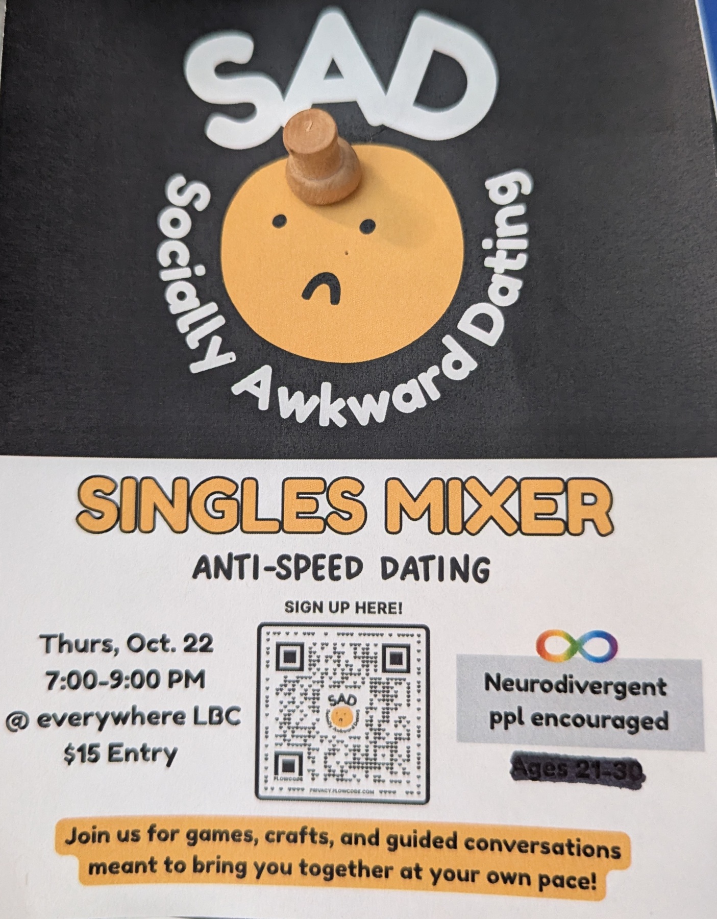 Socially Awkward Dating: Singles Mixer
