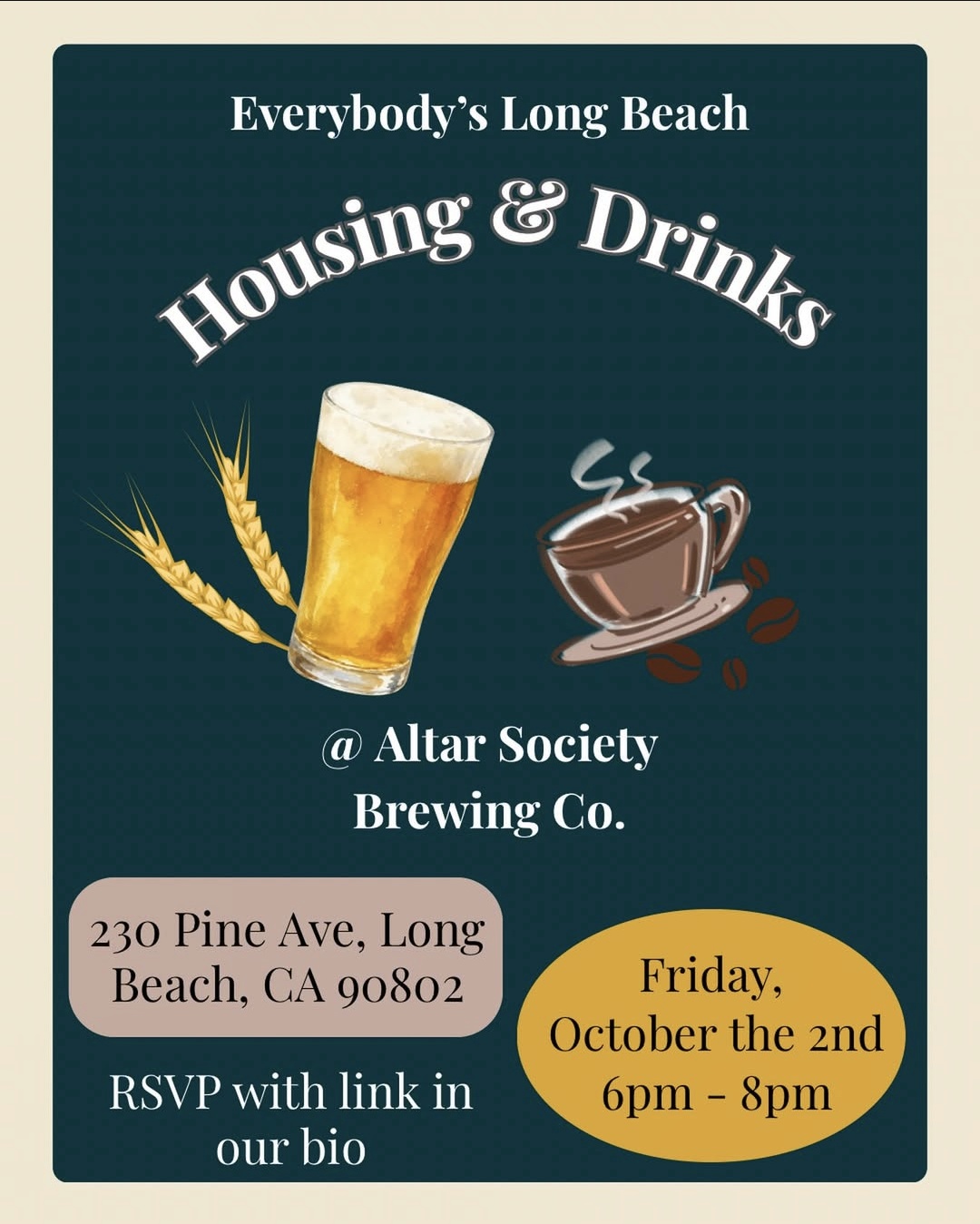 Housing & Drinks — Everybody’s Long Beach