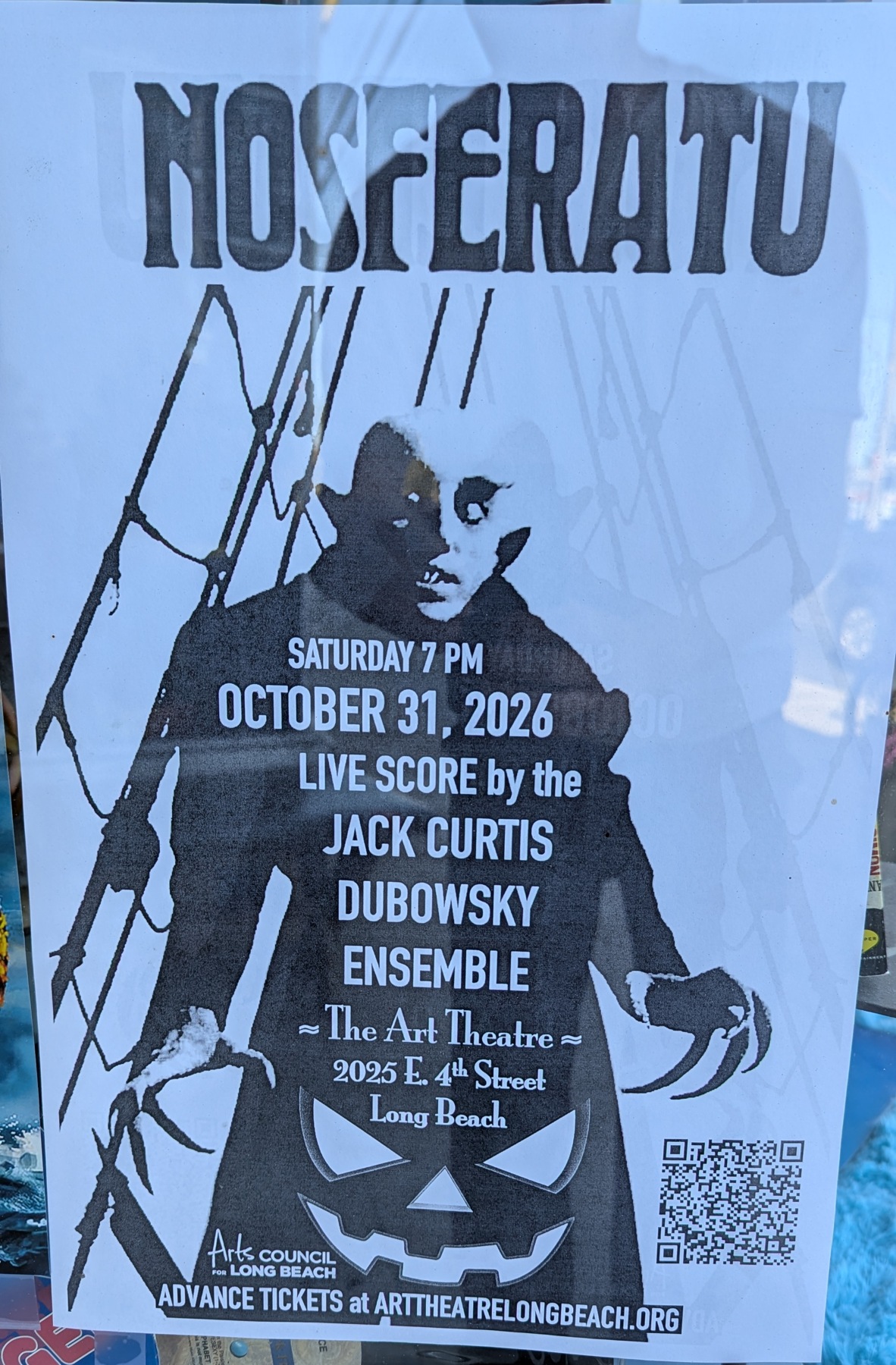 Nosferatu with Live Score by the Jack Curtis Dubowsky Ensemble