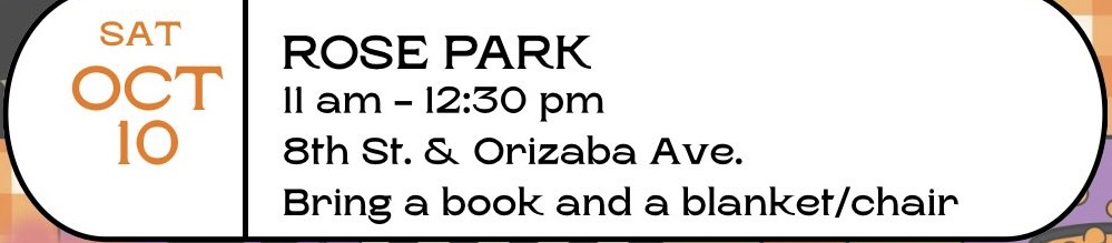 LB Bookworms Reading at Rose Park