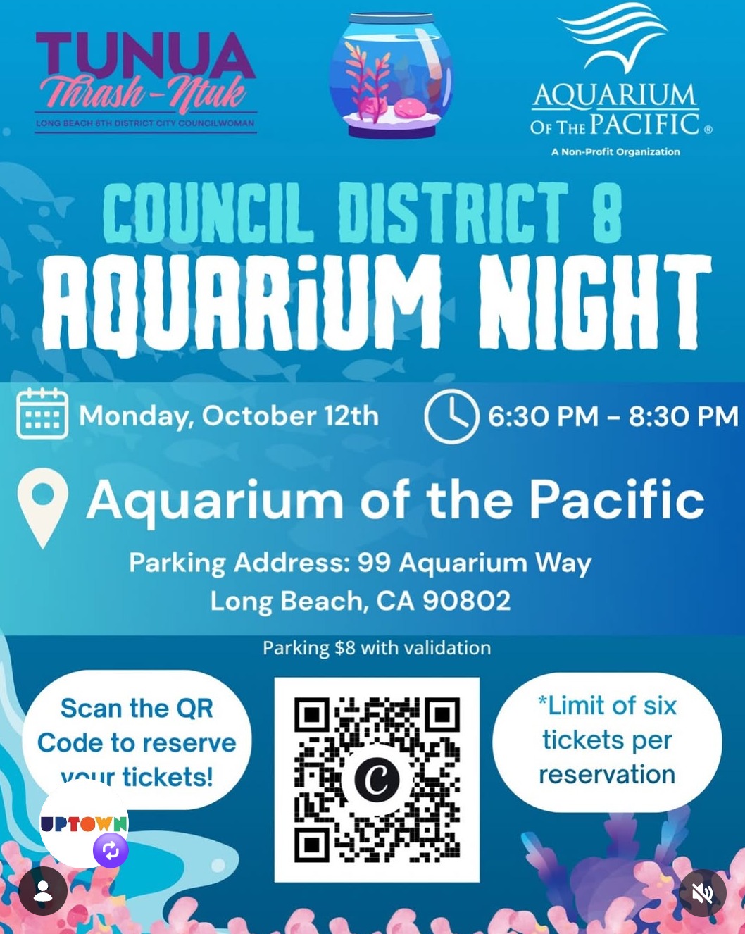 Council District 8 Aquarium Night