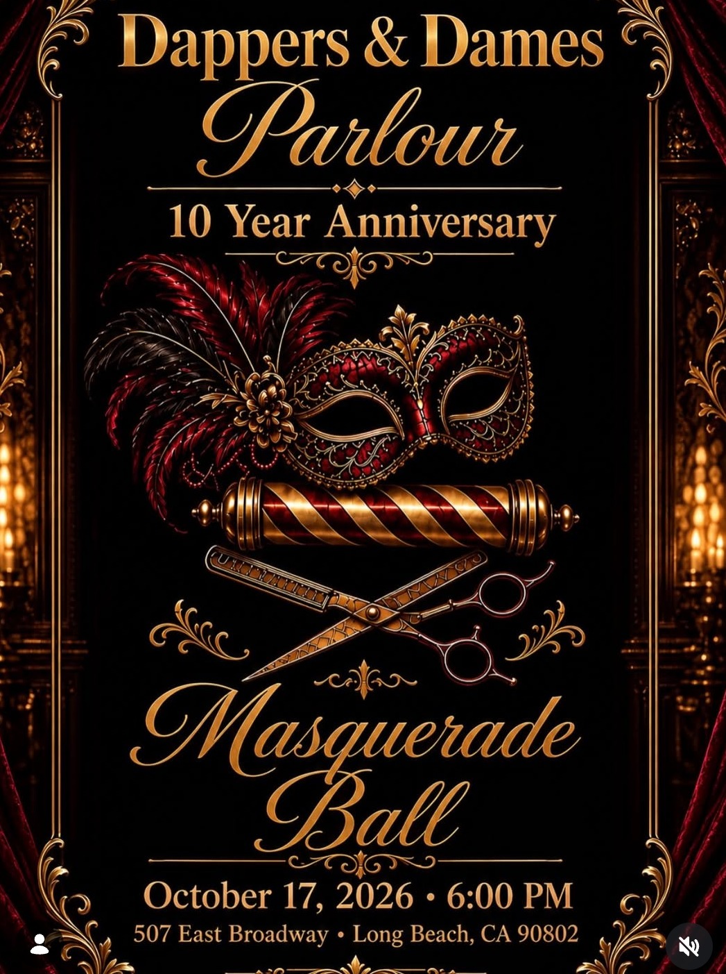 Dappers & Dames 10-Year Anniversary Masquerade Ball