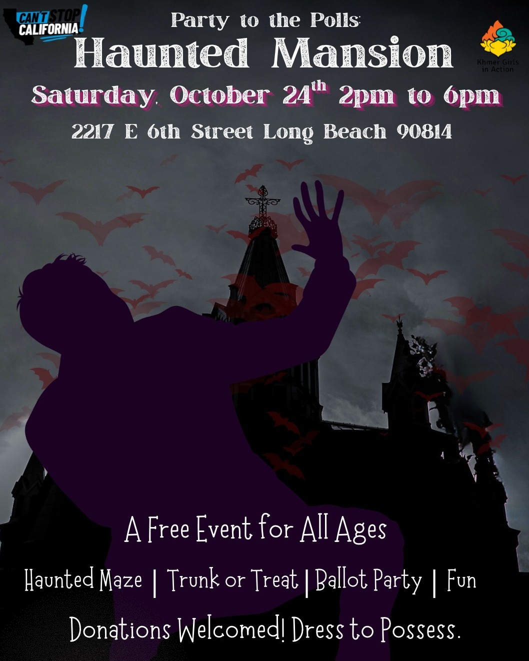 Party to the Polls: Haunted Mansion