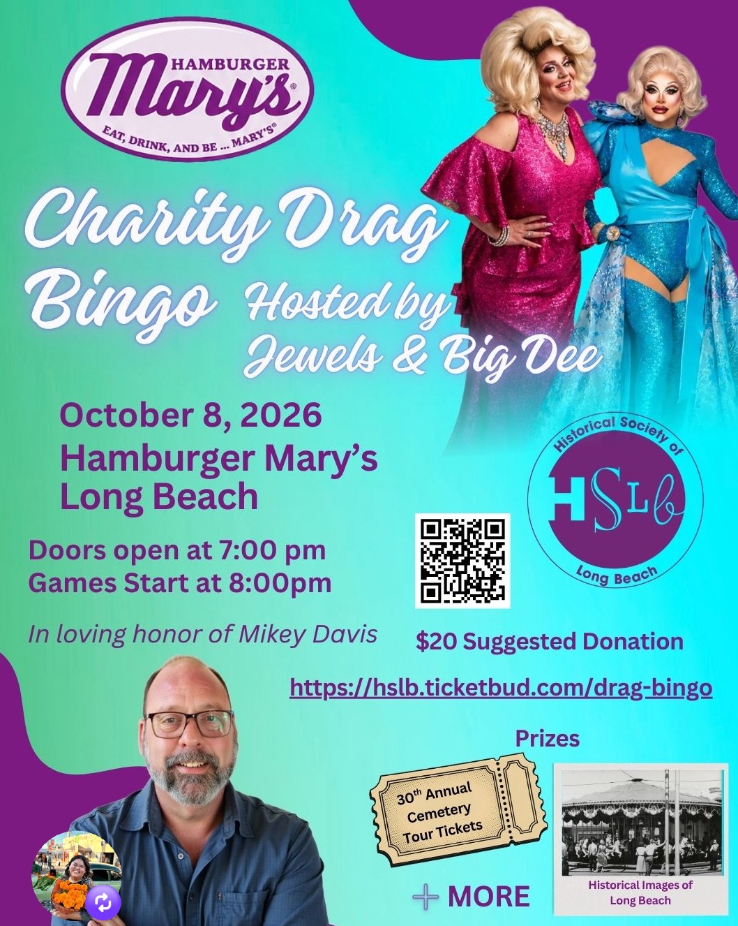Historical Society Charity Drag Bingo