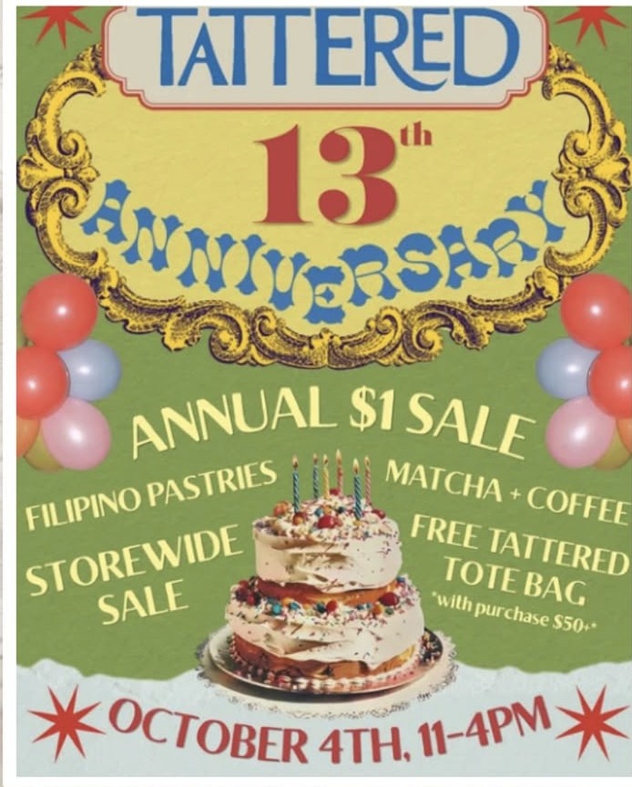 Tattered 13th Anniversary and Annual $1 Sale