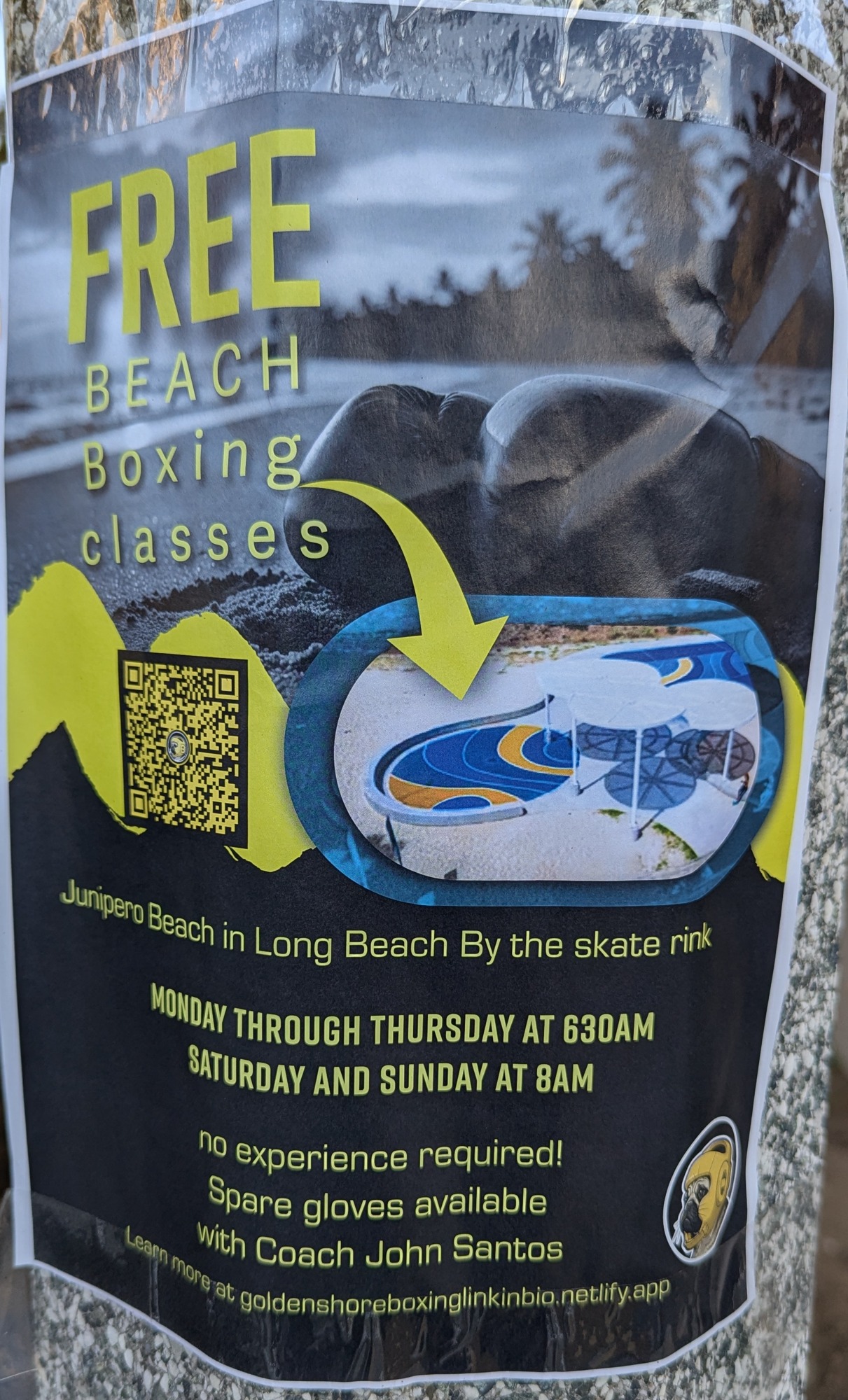 Free Beach Boxing Classes