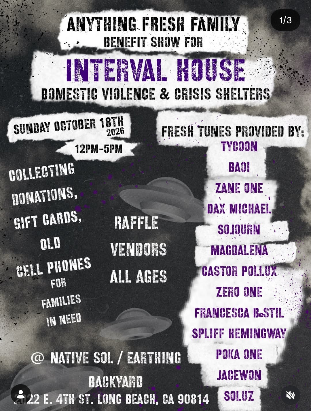 Anything Fresh Family Benefit for Interval House