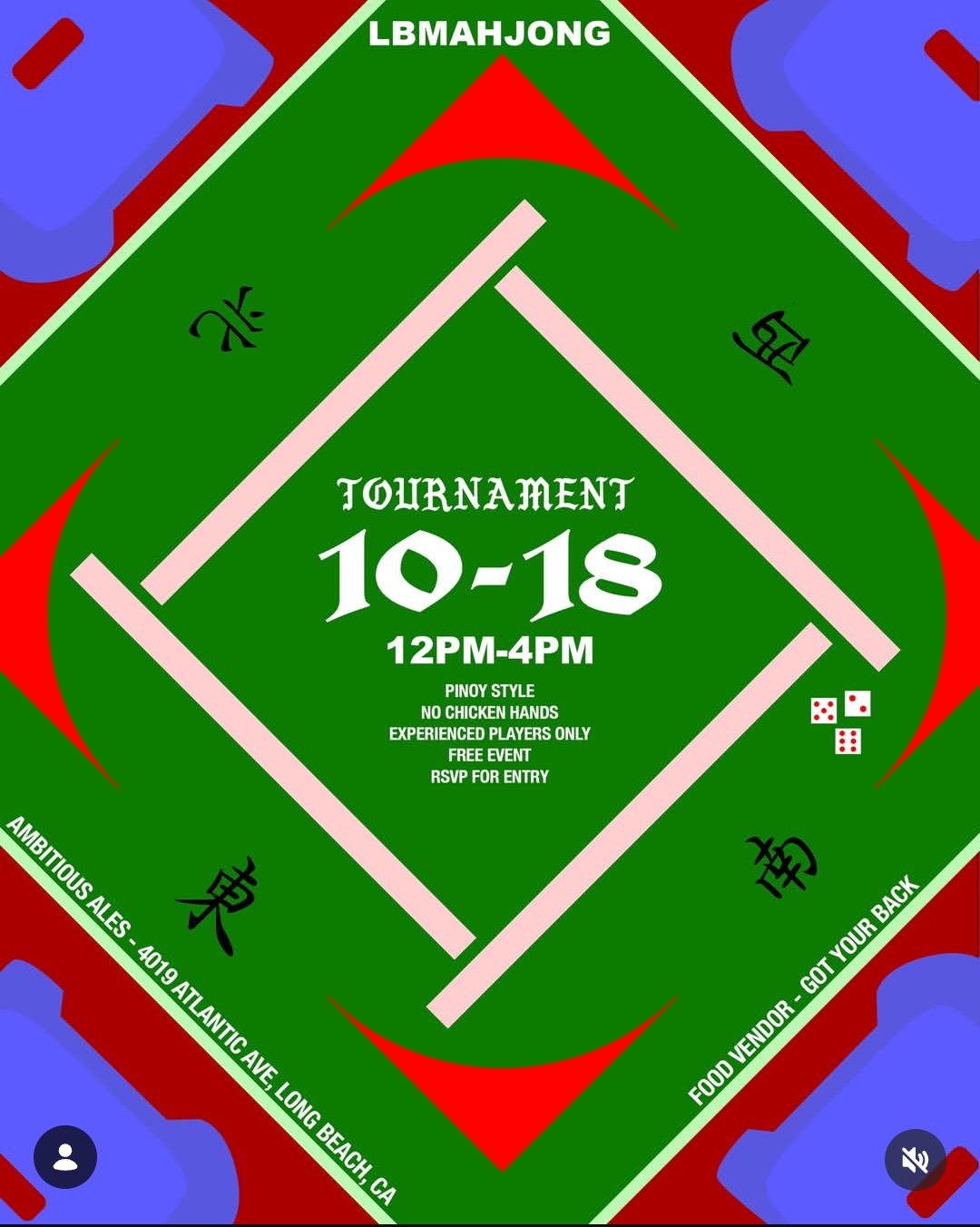 LB Mahjong Tournament at Ambitious Ales
