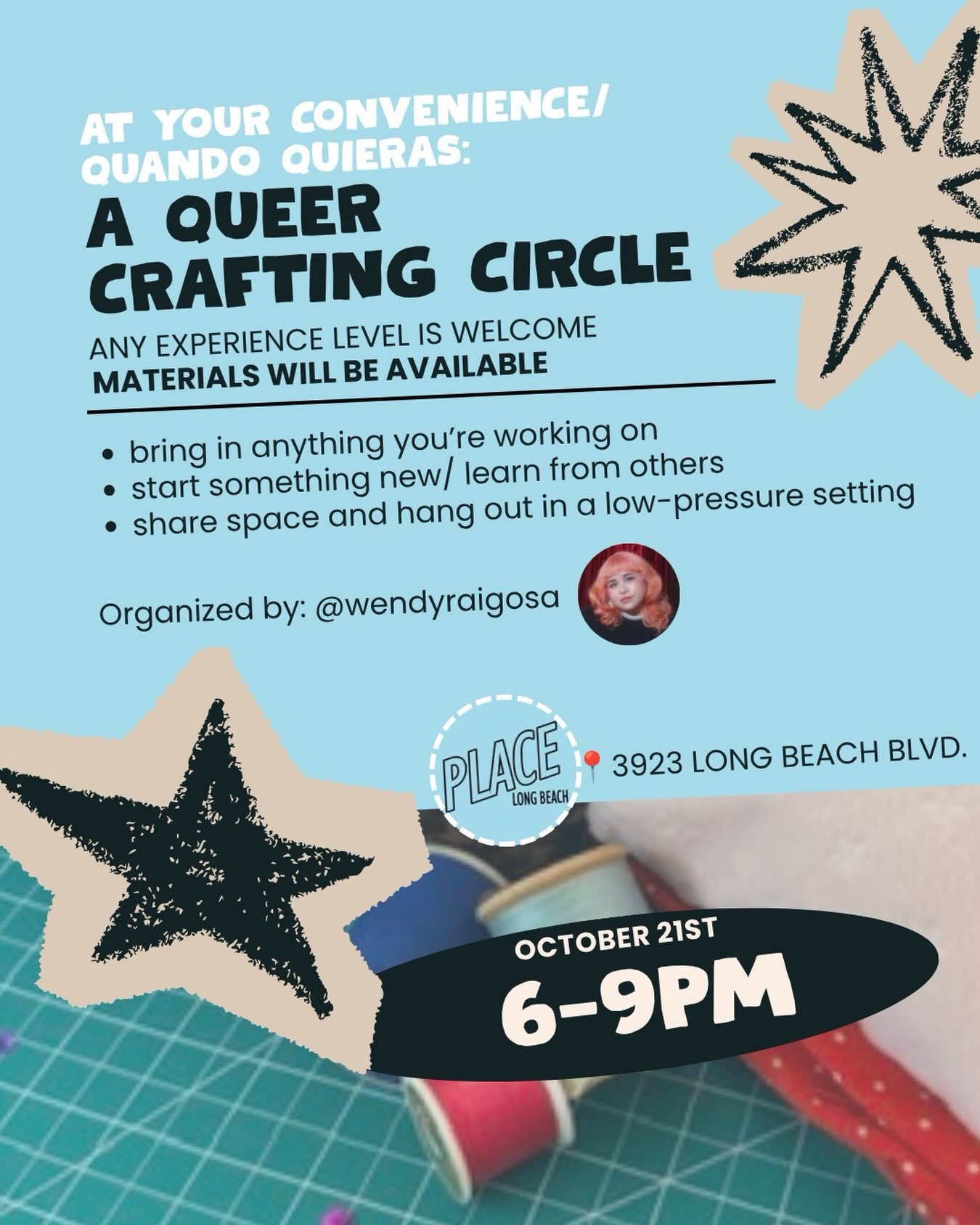 Queer Crafting Circle at PLACE