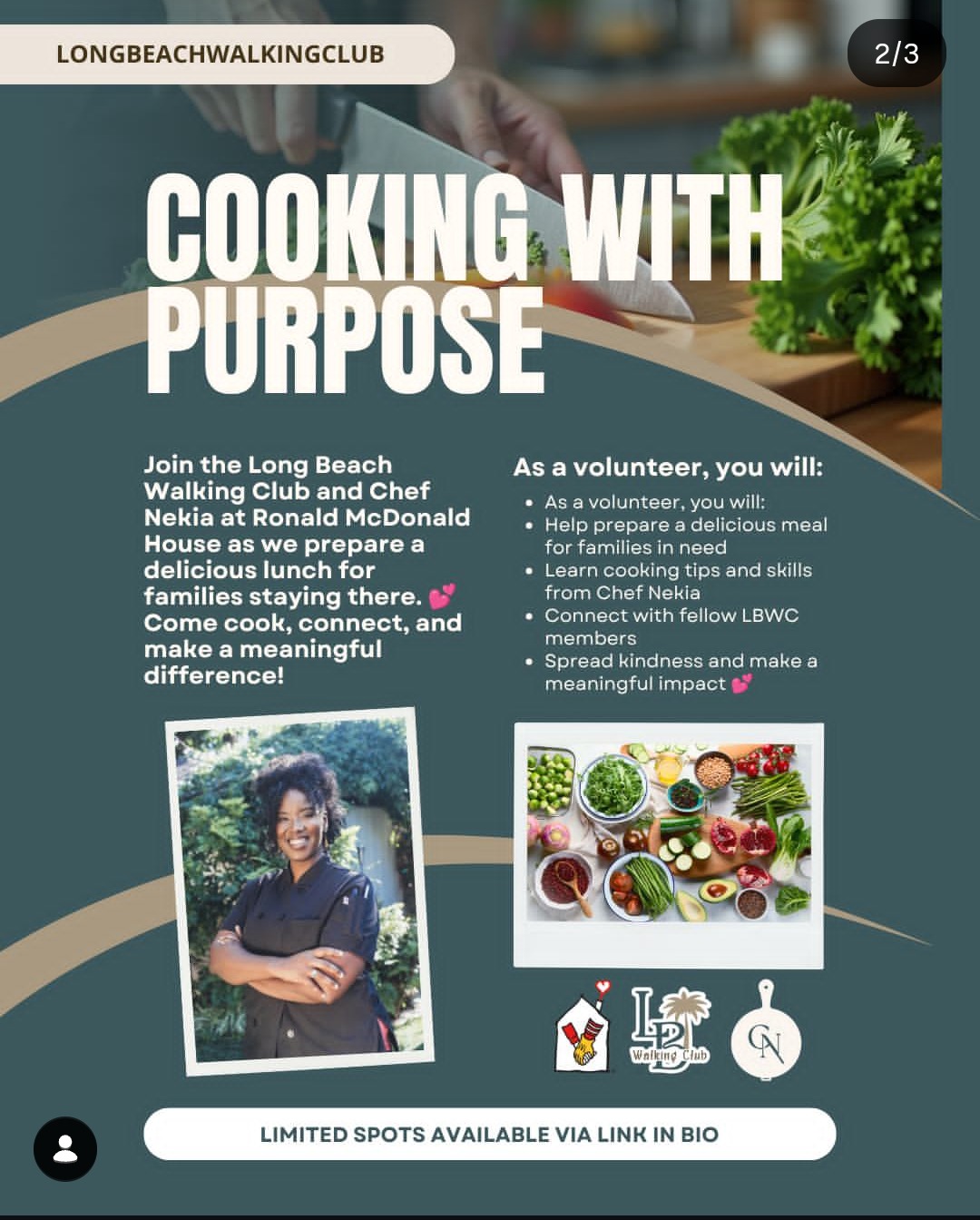 Cooking with Purpose Volunteer Morning