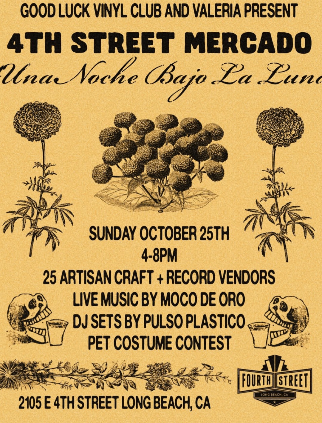 4th Street Mercado: Una Noche Bajo La Luna