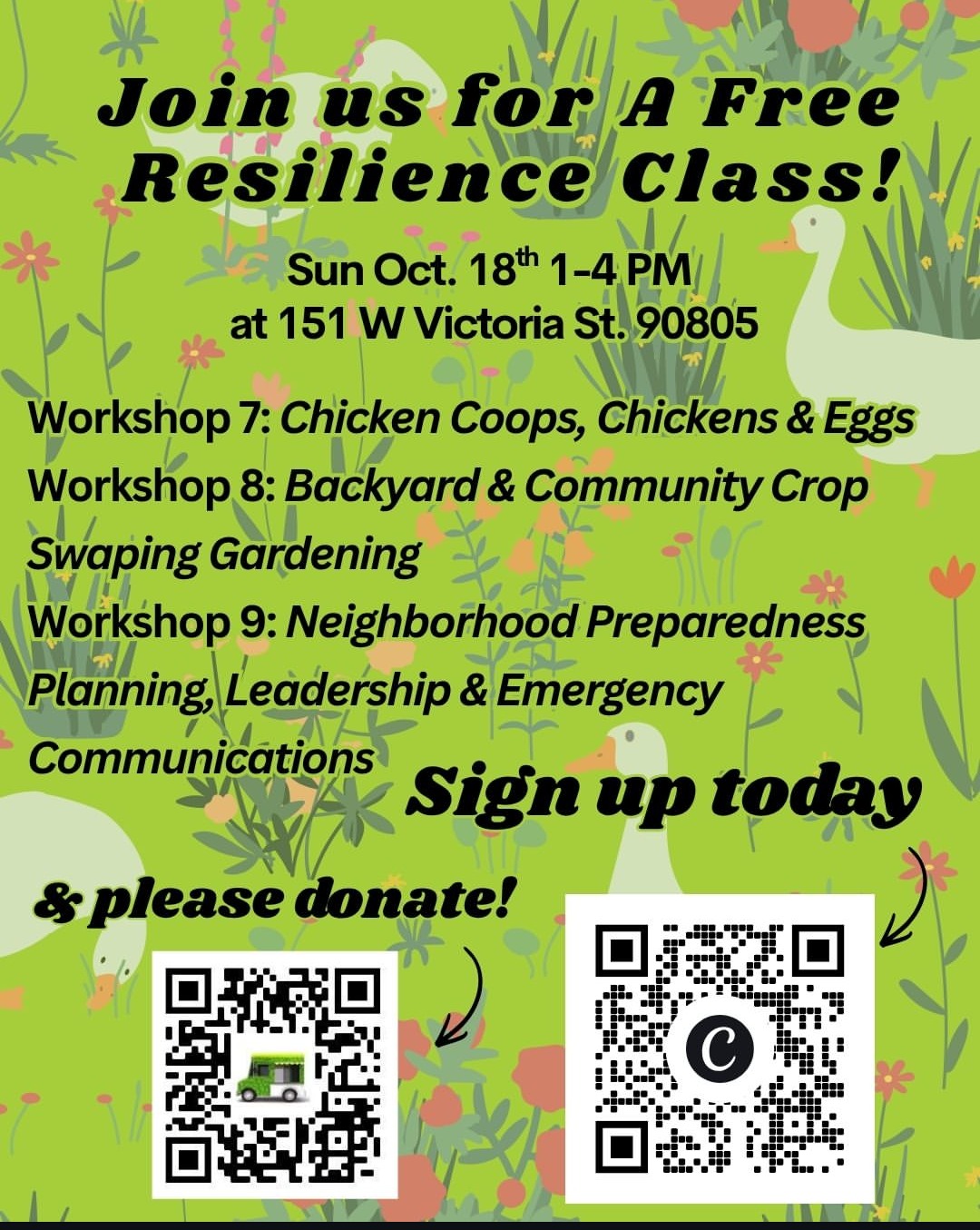Community Resilience Classes