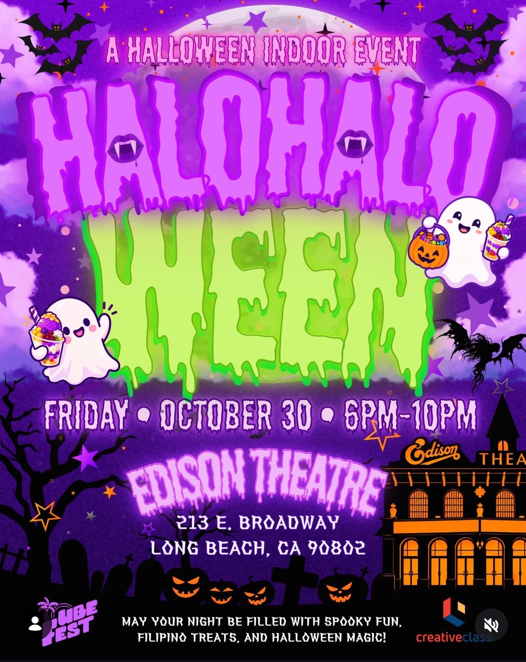 HaloHaloWeen at Edison Theatre