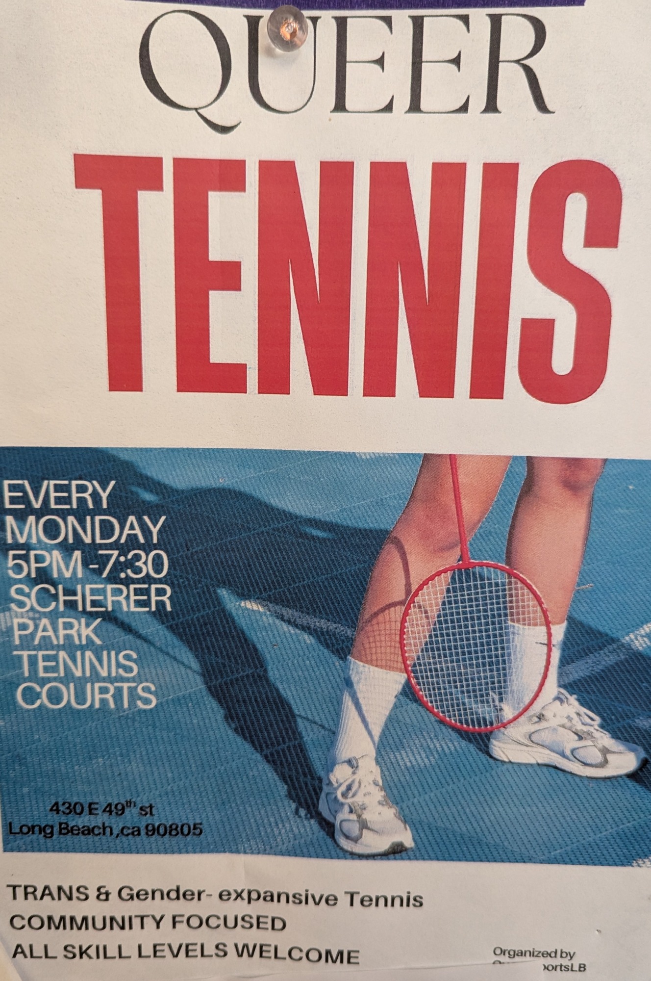 Queer Tennis at Scherer Park