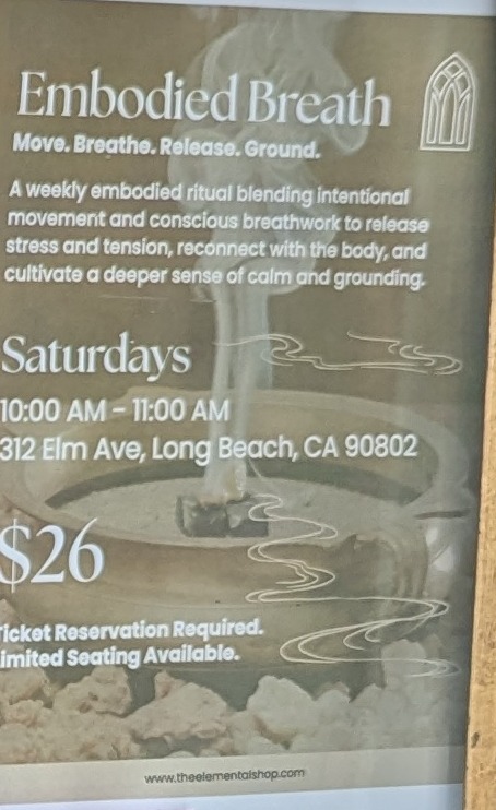 Embodied Breath at The Elemental Shop