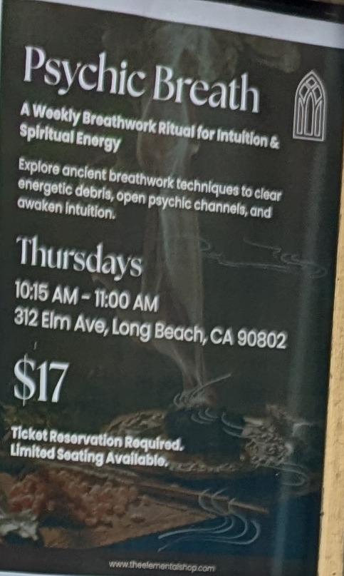Psychic Breath at The Elemental Shop