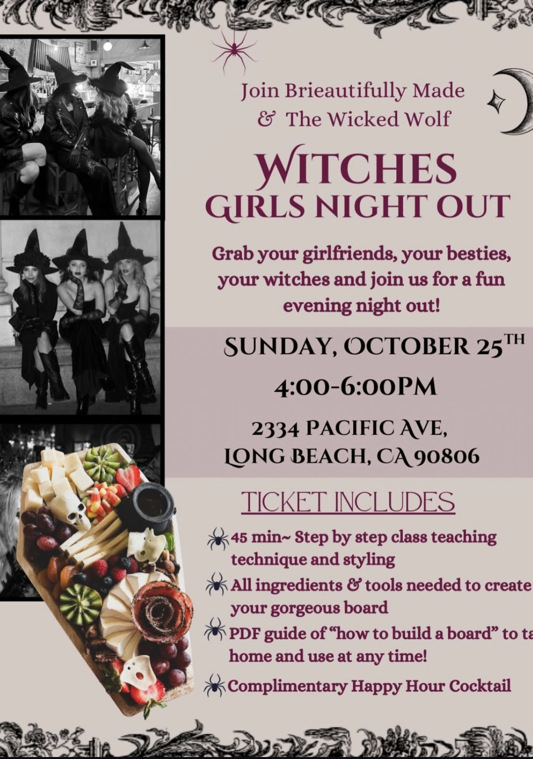 Witches Girls Night Out: Charcuterie Workshop