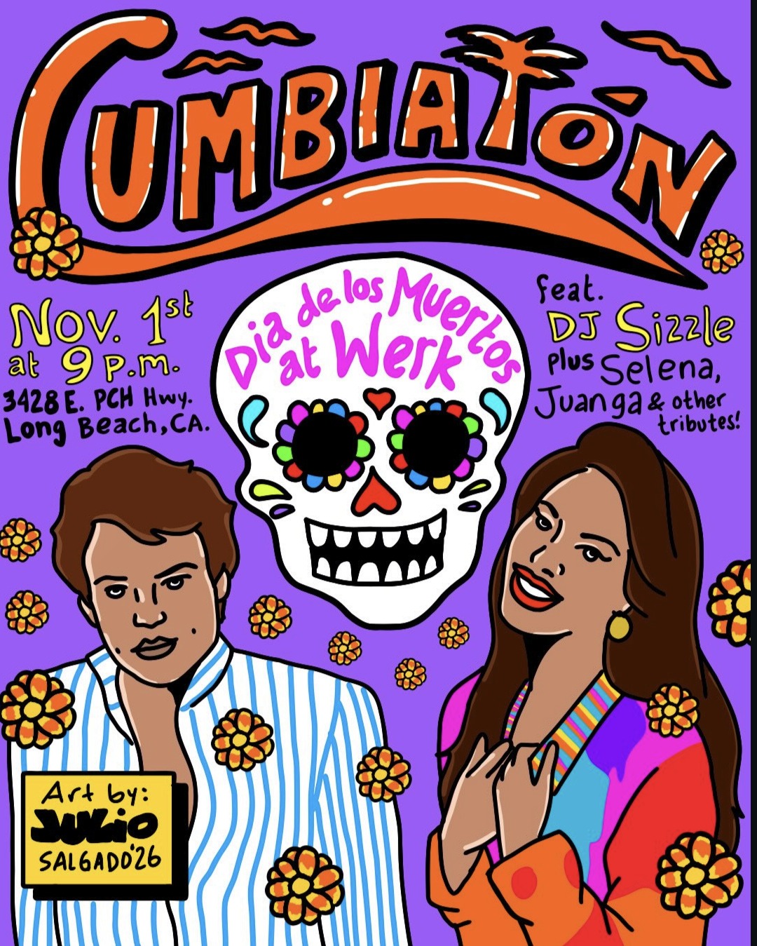 Cumbiatón Día de los Muertos at WERK