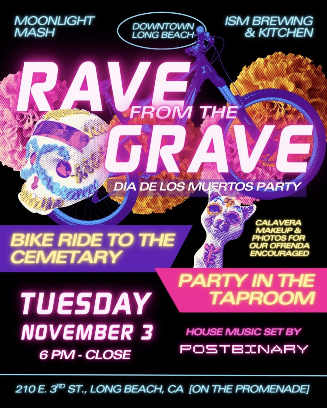 Rave from the Grave: Día de los Muertos Ride and Party