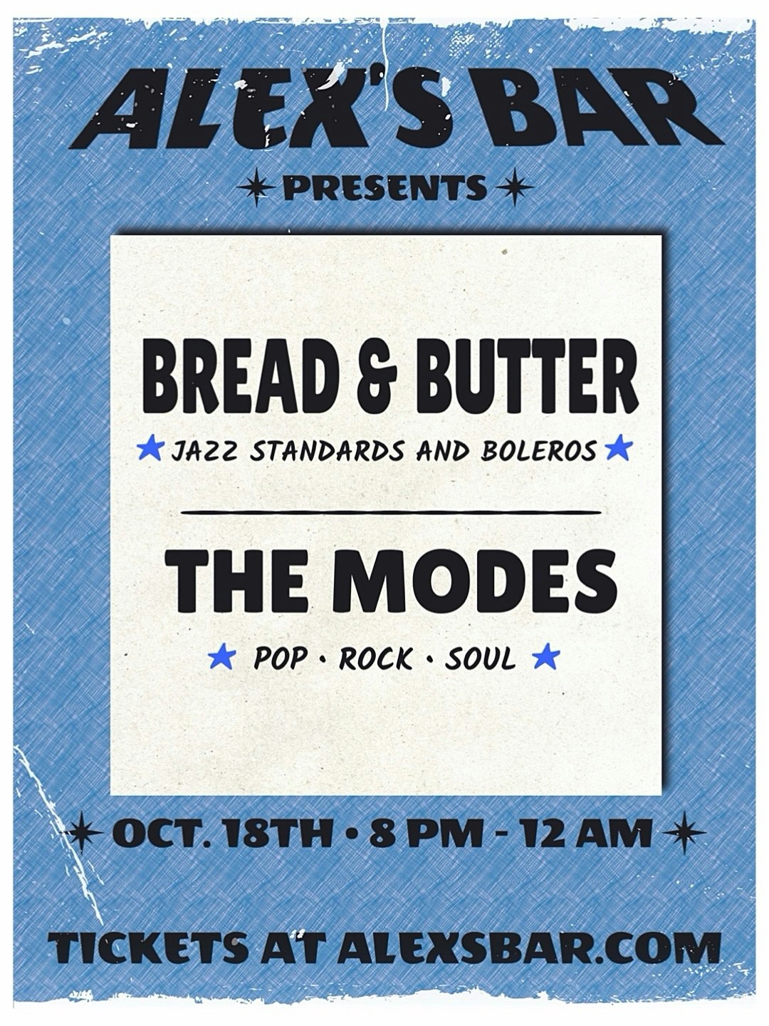 Jazz Night with Bread & Butter + The Modes