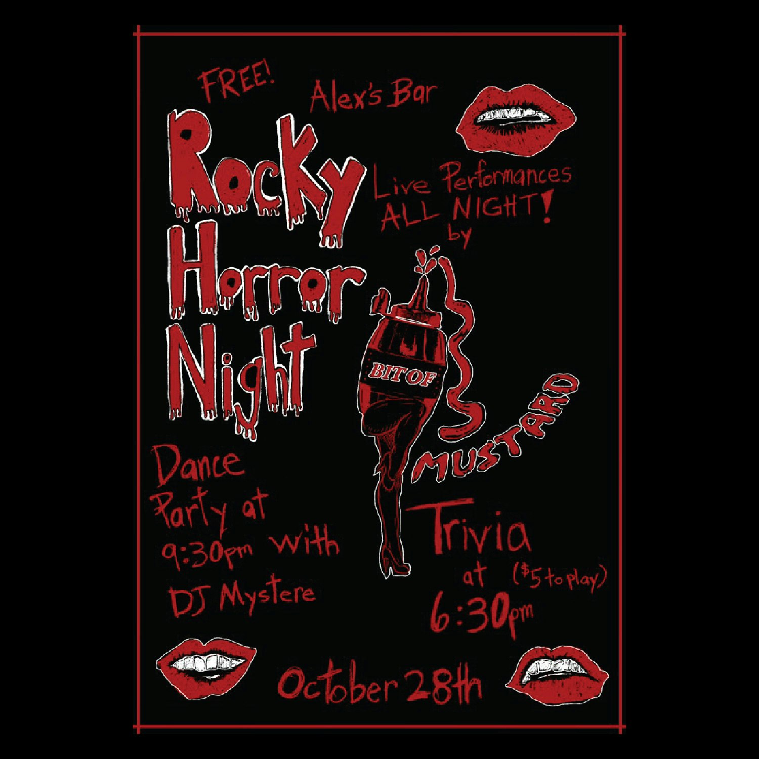 Rocky Horror Trivia at Alex’s Bar