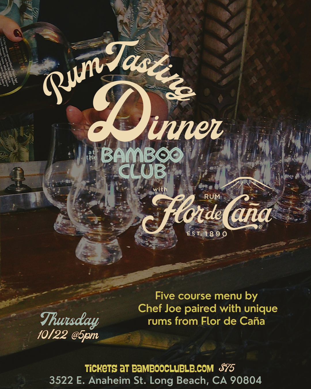 Flor de Caña Rum Tasting Dinner