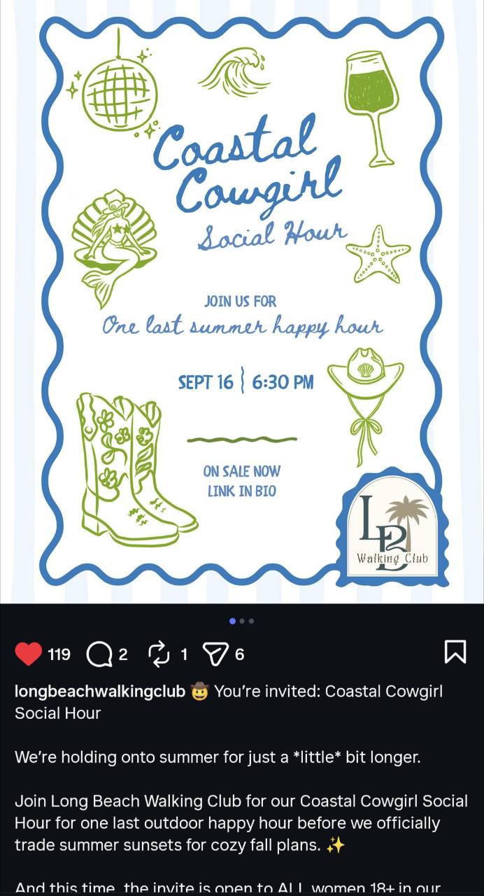 Coastal Cowgirl Social Hour