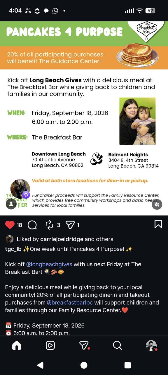 Pancakes 4 Purpose — Belmont Heights