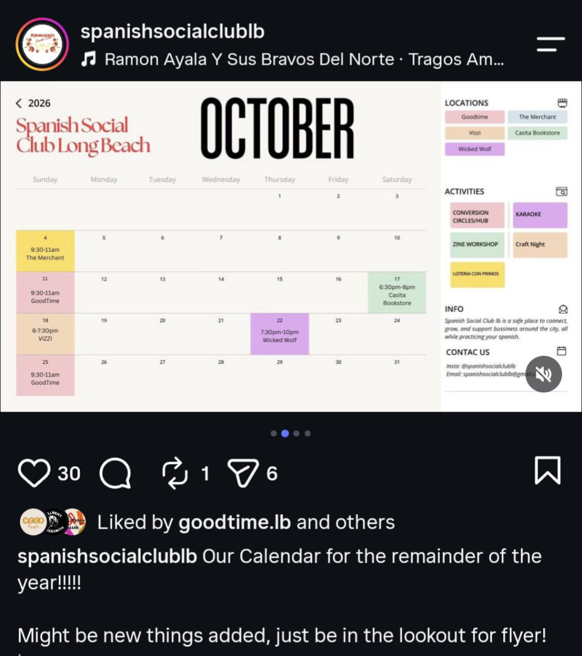 Spanish Social Club: Karaoke at The Wicked Wolf