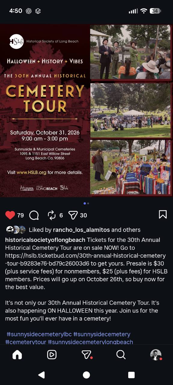 30th Annual Historical Cemetery Tour