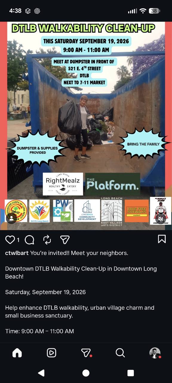 DTLB Walkability Clean-Up