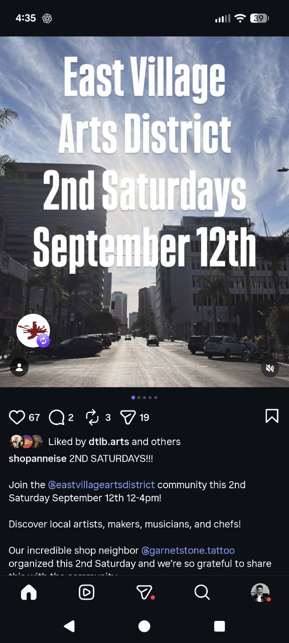 Second Saturdays in the East Village Arts District