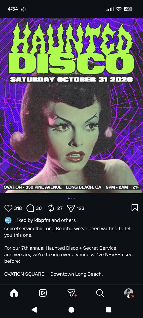 Haunted Disco — Secret Service 7th Anniversary