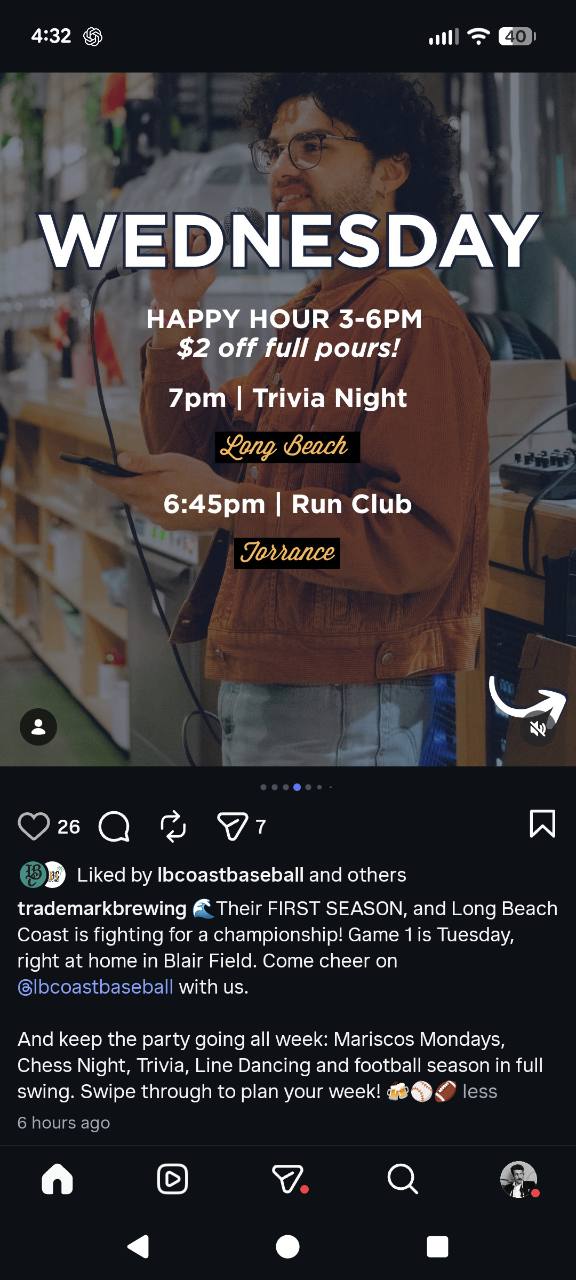 Trivia Night at Trademark Brewing